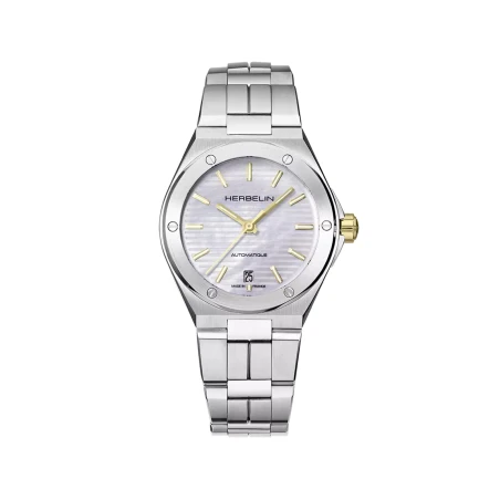 Montre Michel Herbelin - Cap Camarat - Automatique - Acier Bicolore & Nacre