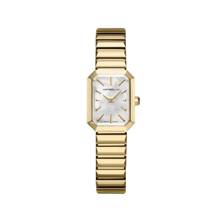 Montre Michel Herbelin - Octogône - Quartz - Nacre Blanche & PVD Or Jaune