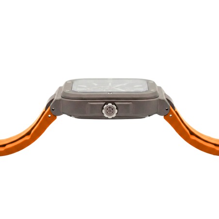 Montre Herbelin - Cap Camarat Square - Squelette - Titane Orange