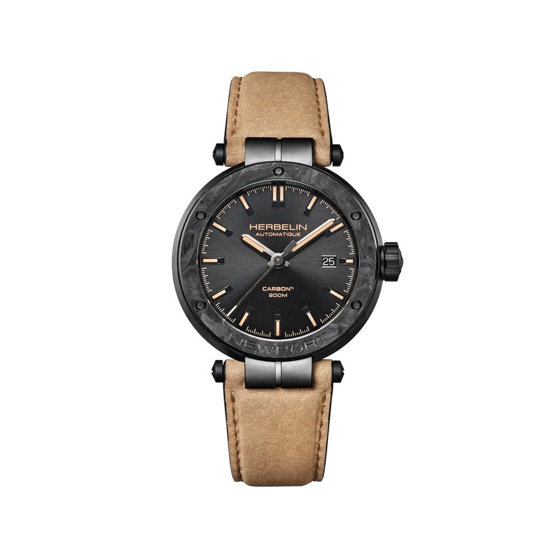 Montre Herbelin - Newport - Automatique - Carbone Titane Beige