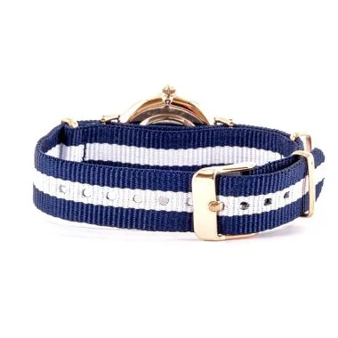 Dos Montre Performer Femme Nato Blanc et Bleu - 70912922