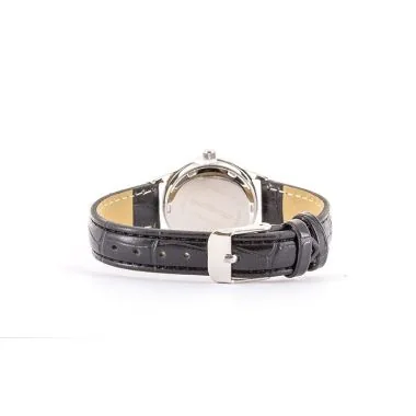 Dos Montre Performer Femme Simili Cuir Noir Façon Croco - 7079312