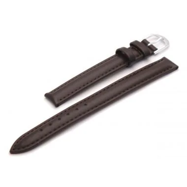 Bracelet cuir lisse mat marron XL