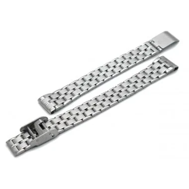Bracelet acier poli boucle coulissante