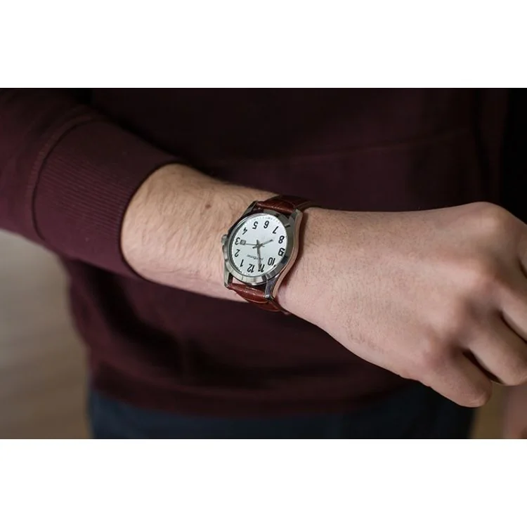 Portée Montre Performer Homme Cuir Noir Façon Croco 7027262