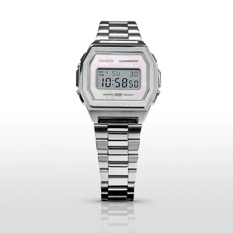 Lifestyle Montre Casio Vintage Iconic Mixte Argent A1000D-7EF