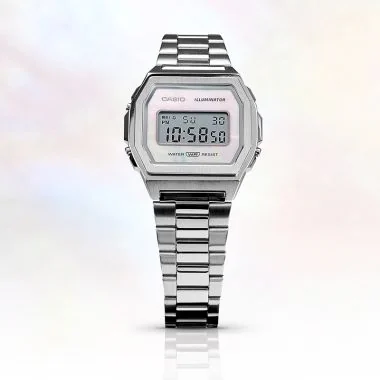 Lifestyle 2 Montre Casio Vintage Iconic Mixte Argent A1000D-7EF