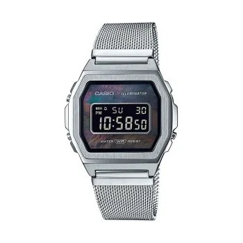 Casio Vintage Iconic - Argenté - Mixte - A1000M-1BEF