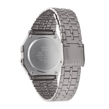 Dos Montre Casio Vintage Iconic Mixte Noire A158WETB-1AEF