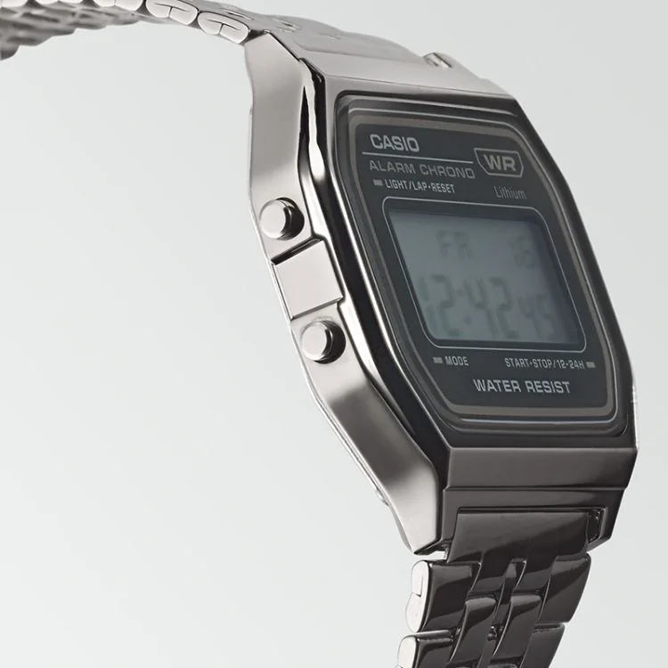 Coté Montre Casio Vintage Iconic Mixte Noire A158WETB-1AEF
