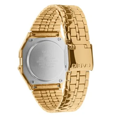 Dos Montre Casio Vintage Iconic Mixte Dorée A158WETG-9AEF