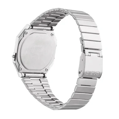 Dos Montre Casio Vintage Iconic Mixte Argentée A700WE-1AEF