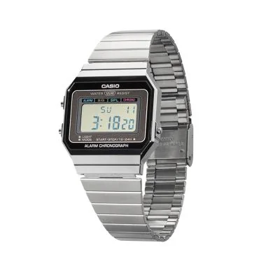 Profil Montre Casio Vintage Iconic Mixte Argentée A700WE-1AEF