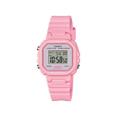 Face Montre Casio Collection Femme Résine Rose LA-20WH-4A1EF
