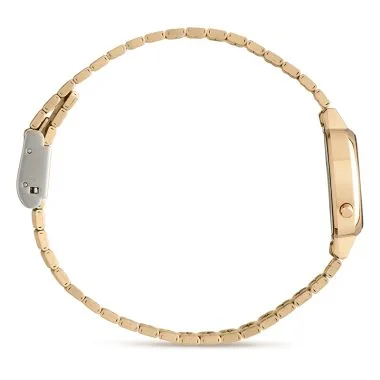 Coté 2 Montre Casio Vintage Mini Femme Acier Dorée LA670WEGA-9EF