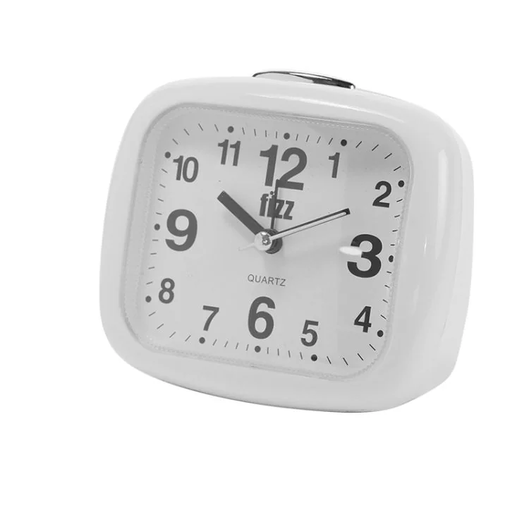 Fizz - Fizz Grand Réveil Blanc Rectangle Cadran Blanc