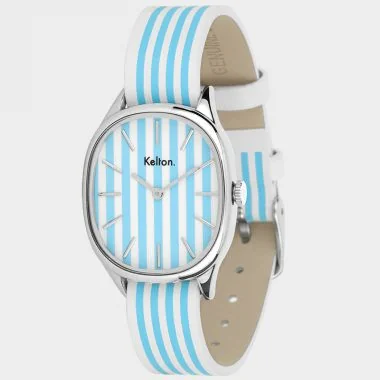 Profil Kelton Colorama Rayée Bleu et Blanc Seersucker - 9124112