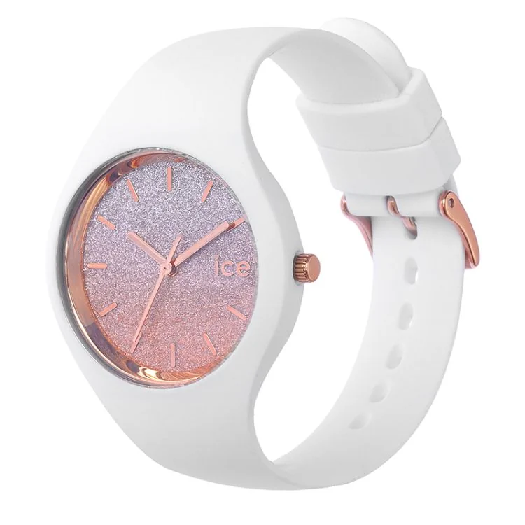 Profil Ice Watch - Ice Io Femme Blanche et Rose Cadran Dégradé