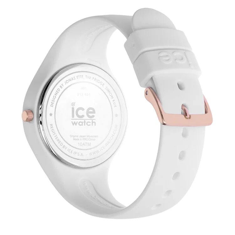 Dos Ice Watch - Ice Io Femme Blanche et Rose Cadran Dégradé