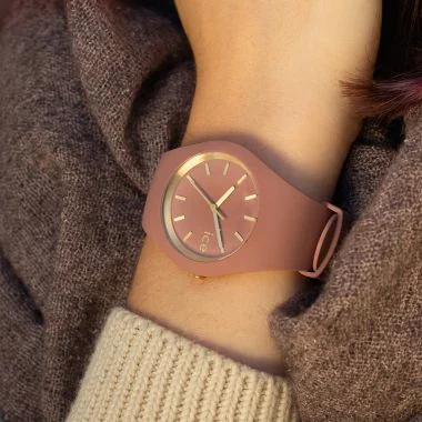 Portée Ice Watch - Ice Glam Brushed Femme Rose Automne