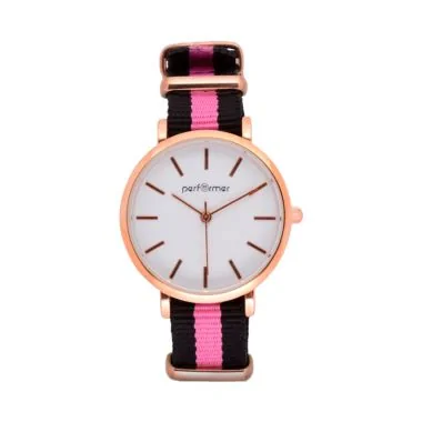 Face Montre Classique Performer Femme Nato Bleu Marine et Rose - 70912912